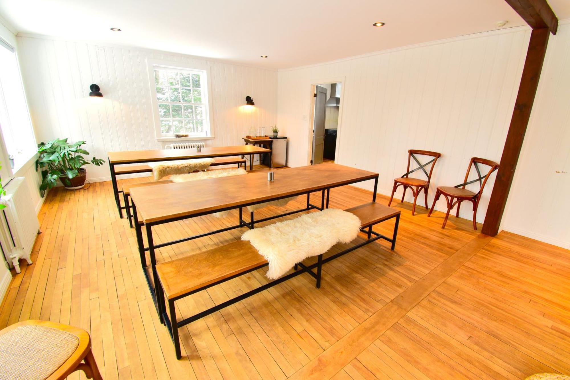Le Partage Lodge: Destination Plein Air Et Sociale Val-Morin Luaran gambar